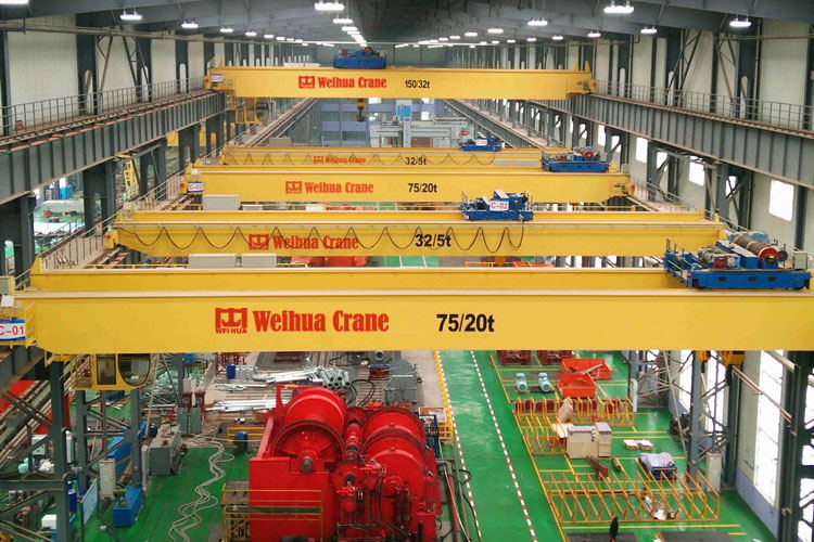 QDXX Double Girder Overhead Crane with Open Winch